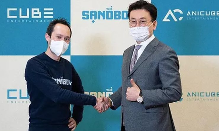 The Sandbox Joins With Cube Entertainment for Developing Metaverse Business