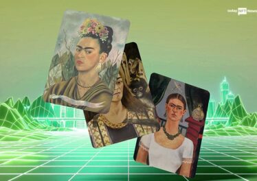 Frida Kahlo's paintings artifacts in metaverse