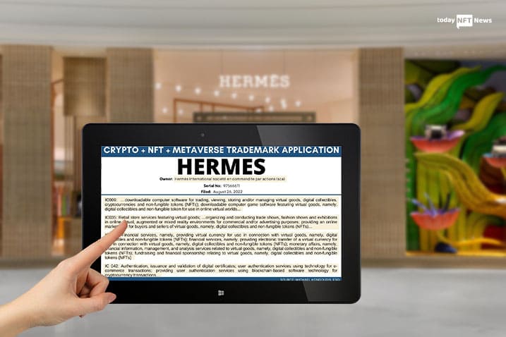 Hermes goes for Web3 trademark