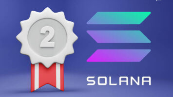 Solana ranks second