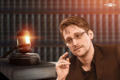 Edward Snowden auctioned off live